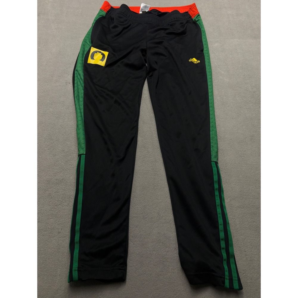 Adidas x LEGO Aeroready Track Pants Black Green Red HC9799 Mens Medium